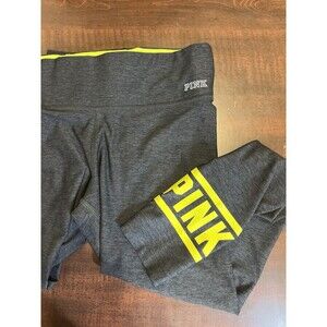 Victoria's Secret PINK Ultimate Yoga Reversible Stretch Legging Grey Small